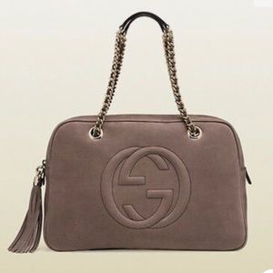 Gucci Soho Nubuck shoulder bag
